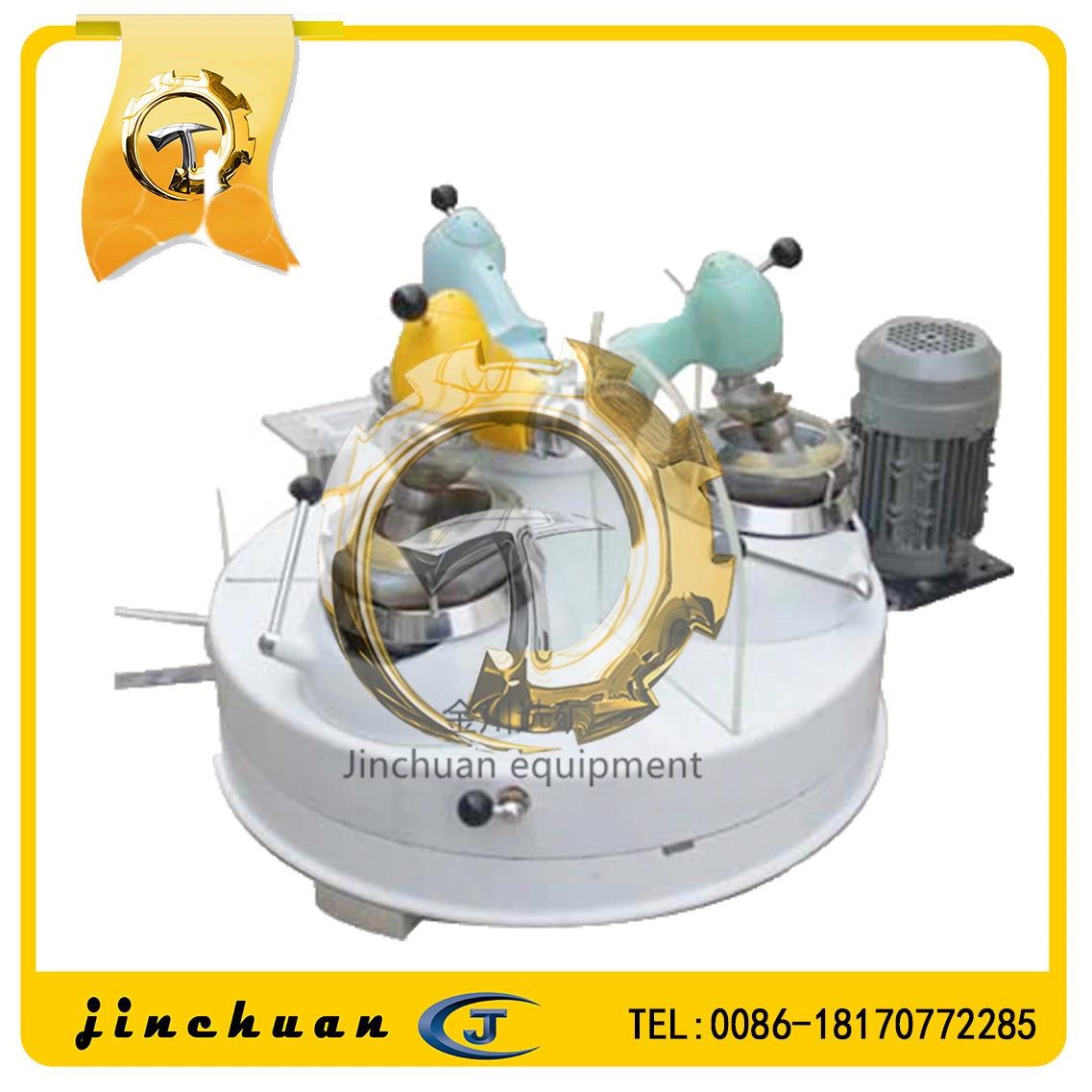 实验砂磨机实验三头研磨机实验室矿用三头研磨机