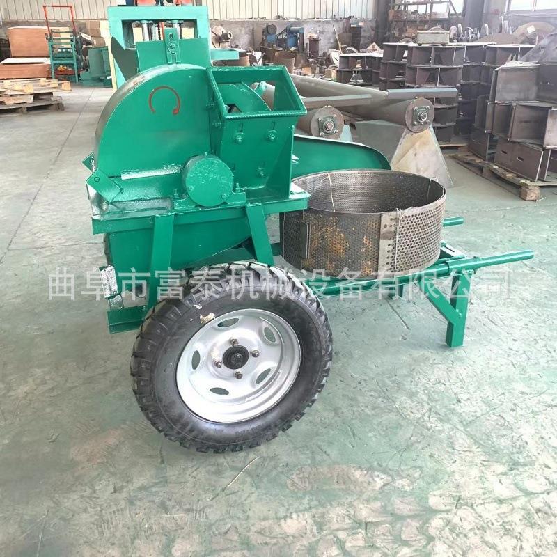 园林树枝树叶碎枝机生物质颗粒物料破碎机榆木硬杂木材粉碎机