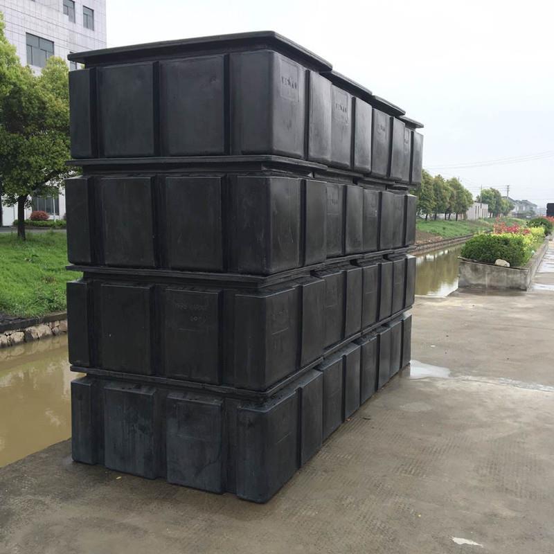码头浮箱，浮桥浮箱，塑料浮箱聚乙烯材质单间浮桥浮桶