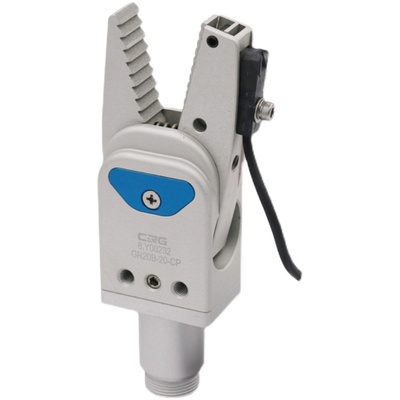 CRG水口夹气动手指气缸夹爪小型夹具GR20注塑机机械手水口夹A/B齿