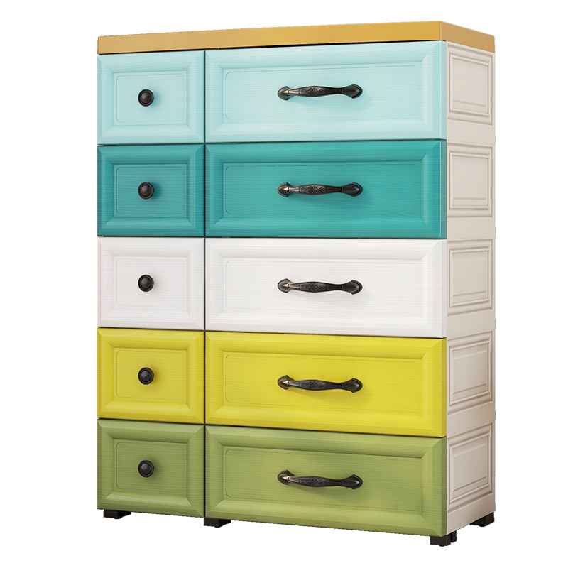 特大75cm儿童衣柜简约现代家用多层组合储物柜宝宝衣服收纳柜橱子