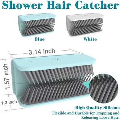 Hair Catcher 新款头发收集器 硅胶毛发捕发器 卫生间头发过滤网