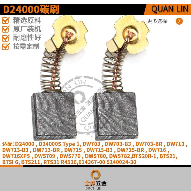 D24000 DW703 DW713 DW715 DW709 DWS779 DWS780/782 614367-00