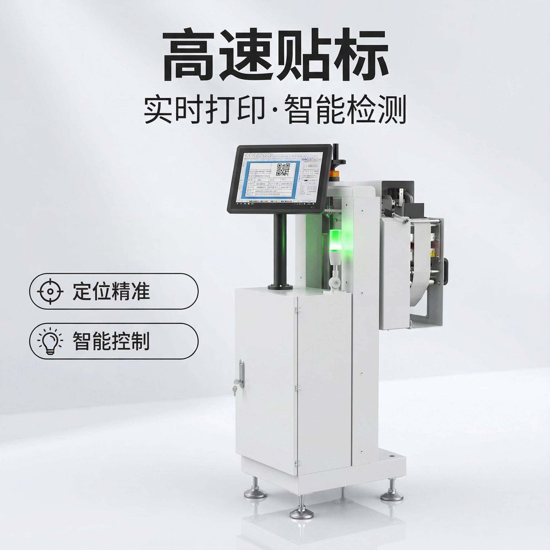 全自动实时打印贴标机包装盒袋子贴标签机在线打印平面贴标机定制,五金/工具,其他机械五金,淘宝优惠券,粉丝福利购,淘宝优惠卷