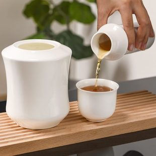 骨质瓷酒杯暖酒壶二两装 单人烫酒壶白酒黄酒温酒器半斤装 分酒器