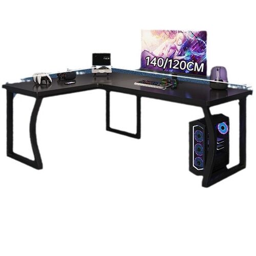 转角书桌书架一体电脑桌卧室家用女生梳妆台l型拐角学习办公桌子