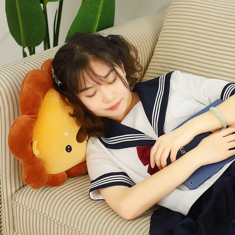 可爱动物沙发飘窗床上抱枕女生睡觉床头靠垫少女心靠枕客厅汽车内