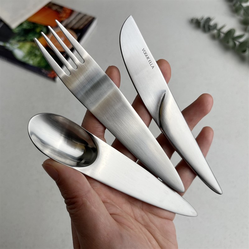 18-10不锈钢甜点刀勺叉甜品酸奶勺子水果叉子儿童西餐刀叉勺餐具