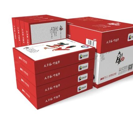 天章风70g复印打印草稿木浆纸A4纸8包一箱4000张包邮