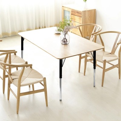 铁艺伸缩桌腿餐桌腿台脚圆形支撑独立柱橱柜脚调节升降固定书桌脚