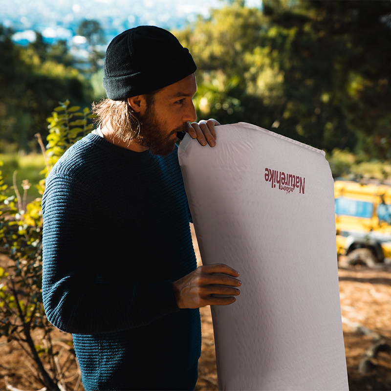 nh挪客单人加宽自l动充气垫户外野营露营便携防潮垫子透气睡垫床