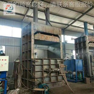 打机废旧衣服减容压包缩捆机双杠编织袋打包机 200包吨SUW液压立式