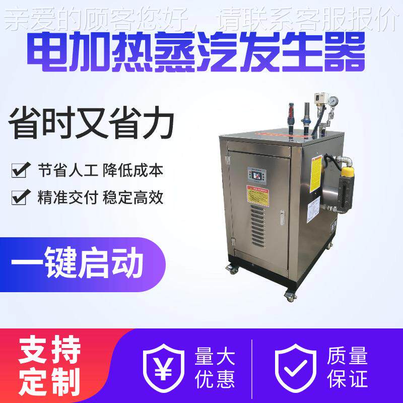 电加热蒸汽发生器烟道蒸养水汽块养护蒸汽泥TT-DR6杀锅炉虾酱菌蒸