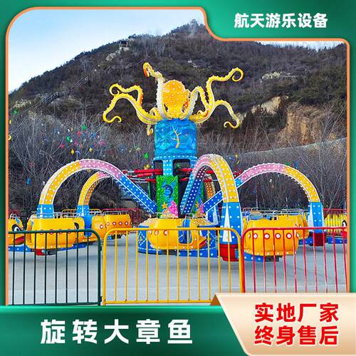 24人大章鱼飞车旋转升降游乐设备景区公园广场游乐设施