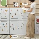 四门文件密码 慵懒空间北欧办公室收纳柜家用储物餐边柜日式 投递柜
