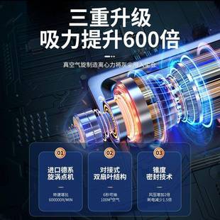 桌面吸车用 cpp德国无QUR线吸尘器家用大小力型便充携车载电手持式