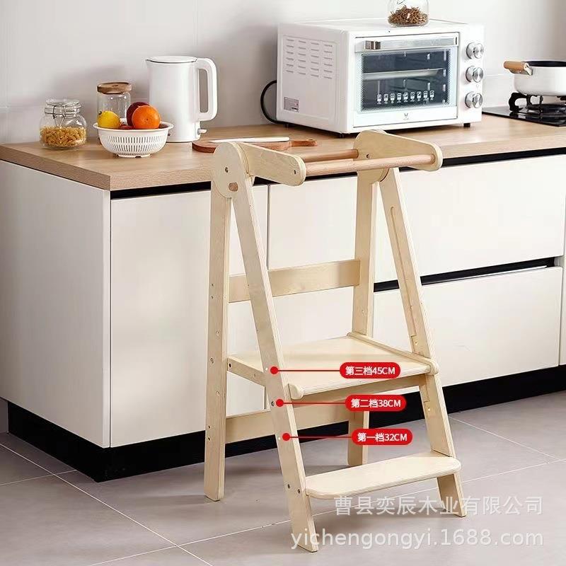 宝宝蒙梯氏CDO学习塔漱台踩凳儿童洗漱台儿童洗脚手台阶洗凳可折