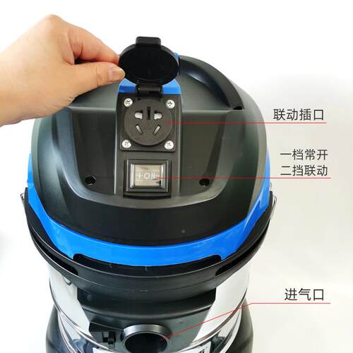 0吸L联动尘器1400W集尘桶HXG6寸17电孔砂纸机汽车2腻子打磨动干磨