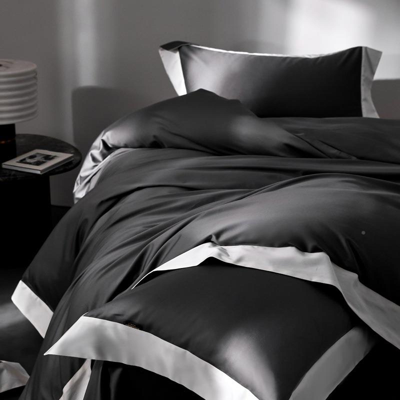 季200用支匹马棉重工刺绣1四00全棉件套床单被AZG套四通轻奢床上