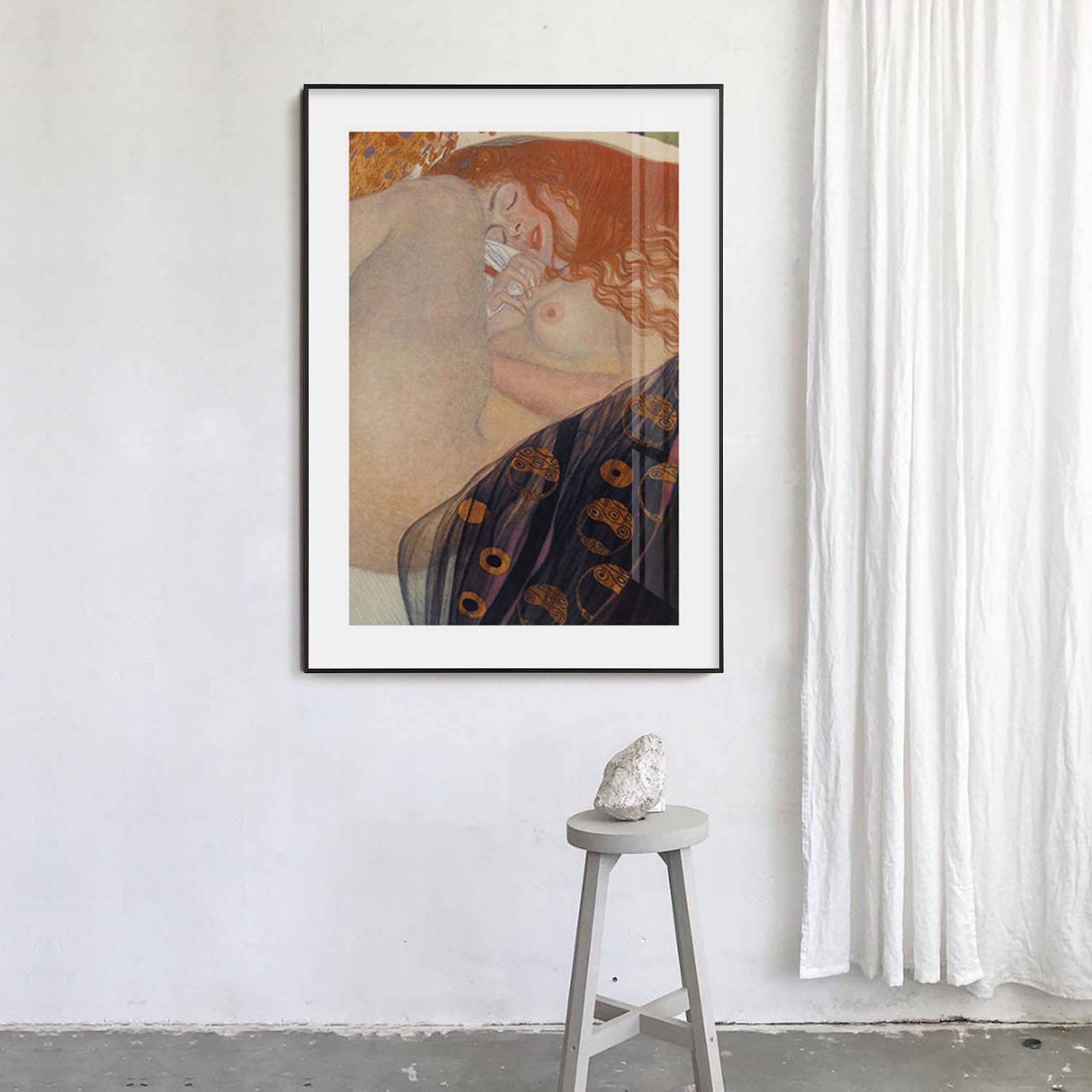 克里姆特 吻 抽象艺术玄关油画卧室名画酒店走廊过道客厅装饰画
