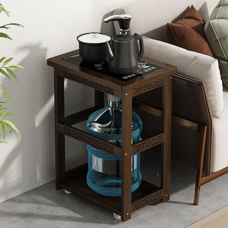 功TIF能茶几办多一公室移动小茶桌烧带轮水壶体茶盘茶台家用小茶