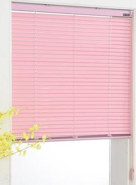 飘窗办公室铝合叶金百窗厕所卫生间百叶孔帘窗MKU免打电动卷帘遮