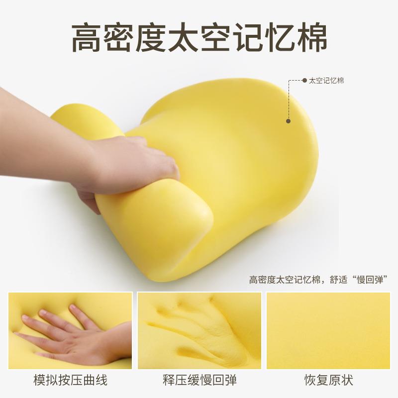 汽车公护LOH座腰办腰靠四季可用椅记忆棉垫靠背靠腰垫带靠内衬