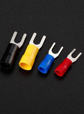 KNW紫铜叉型S子V系列接冷压端控制接板开关线端子配电箱端子连器