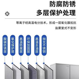 加厚不銹鋼更員柜05工多門帶鎖儲間物柜工廠浴衣室無塵凈化車存放