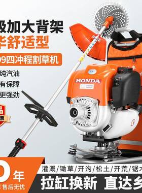 汽油RJS农机割机式四冲程大草功率背负多功能小型用除草开荒