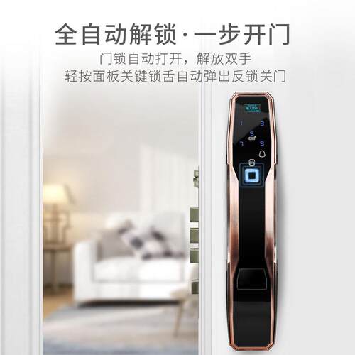 家智能门指纹密P0001码锁锁门用防盗指纹锁自动锁