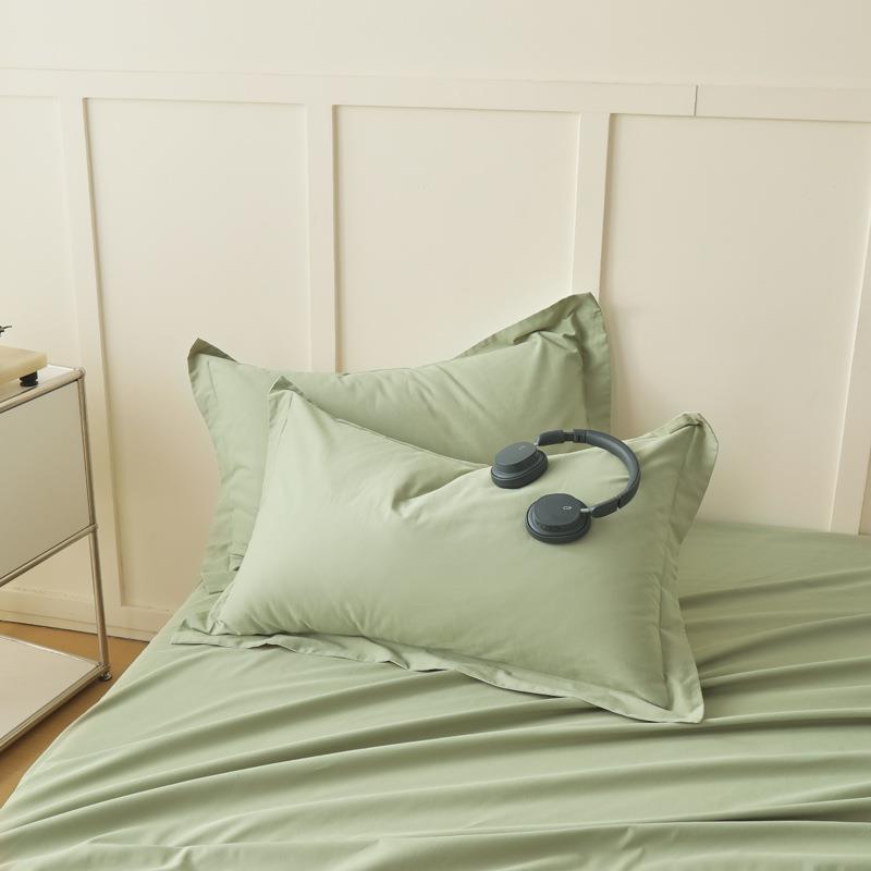 秋冬用类婴棉儿可60支纯色全棉磨毛单STE床单百搭纯保A暖床罩