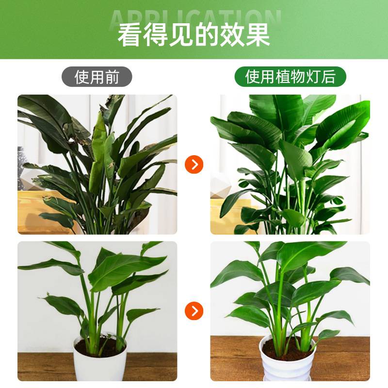 室内落地式补光灯侧发光绿植全光谱模拟仿太阳立式花架植物生长灯