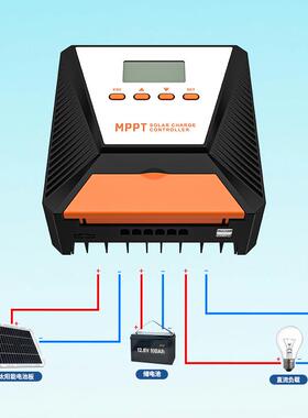 科自越厂mppt太阳能控制器160A-0A动GM-D/R（识别12V/24V家光伏mp