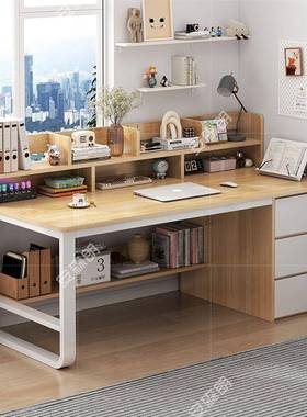 电脑桌式家用简易书桌卧室工作出租台学房生学OLF习台桌写字桌办