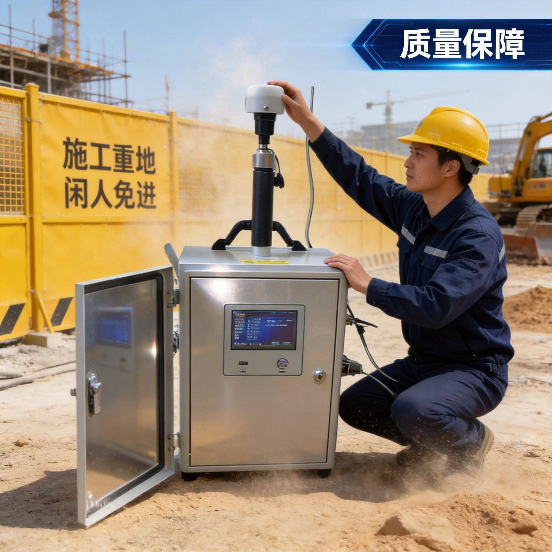 工地扬尘监测设备在线扬尘噪声系统小型智能分析仪器在线环境检测