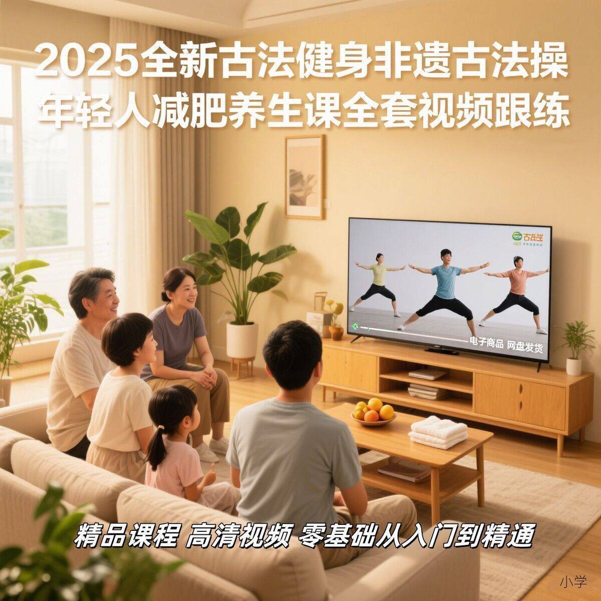 2025全新古法健身非遗古法操课年轻人养生课全套视频跟练小学