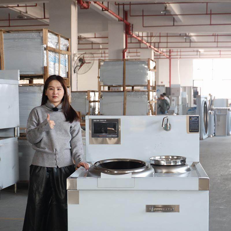 商用电面磁炉炉大功率1KW电炒灶酒店食5堂厨房凹电磁灶爆MPV炒电