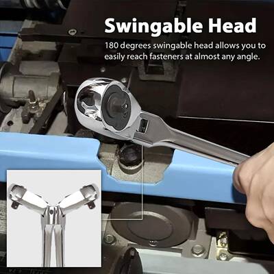 3pcs高头端汽摇棘轮扳手72YYJ齿双快向棘轮扳手方便捷修便于携带