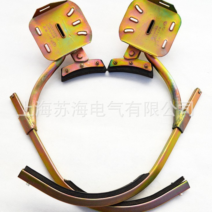 爬树脚扣木杆登杆脚扣电工维修工具脚扣巨齿锯齿脚扣