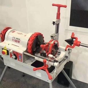 水暖管道RZU电动切管套丝机小型纹套丝管机镀锌水管套牙螺机