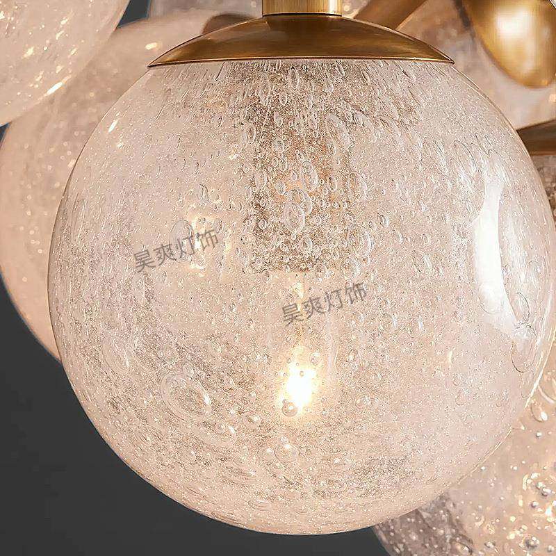 出口美Arha963u全北铜美式s简约餐厅岛台灯创意吊云雾泡泡球灯具,家装灯饰光源,智能吊灯,淘宝优惠券,粉丝福利购,淘宝优惠卷
