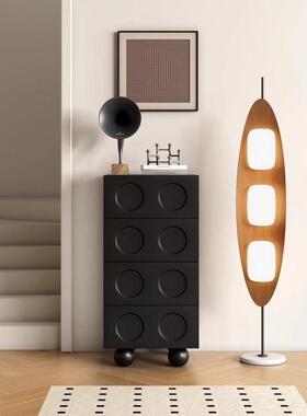 黑复古八斗客柜卧DYC色室床尾收纳储物柜电斗柜厅玄关柜视沙发边