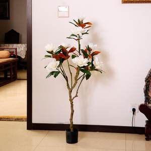 白玉厅兰花室内盆栽饰假树植物造装景盆绿植客摆件园西尚玫瑰林景