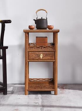 小WBO茶几鸡翅木木边几简约迷你阳台中实茶台床方桌沙发式角头几
