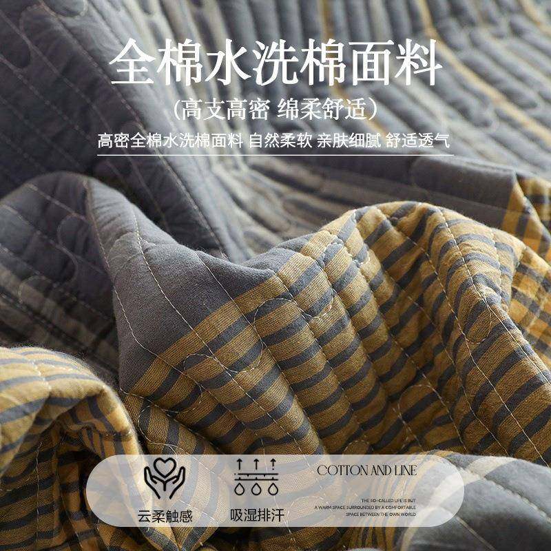 双面可0用10全棉床盖单件秋冬单双人纯棉缝夹棉防滑床绗床b#85948,床上用品,床单,淘宝优惠券,粉丝福利购,淘宝优惠卷