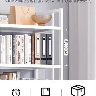铁艺书架落地置物架代客厅家用展示架多层收纳现柜简FDV约书卧室
