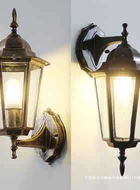 欧式灯灯户外防水楼梯走廊过道式阳台复古室外墙壁壁灯美庭UDX院
