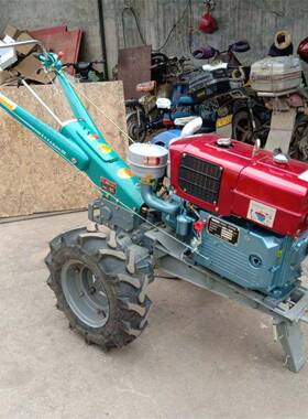 厂拖家零售微手扶拉机机四轮YCR拖拉机农田农耕具拖拉机配件