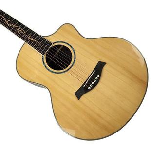 吉他民谣吉他工厂吉他直4寸云杉玫u瑰木JF桶单1板哑光民谣gi供tOB